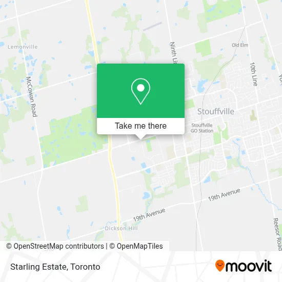 Starling Estate map