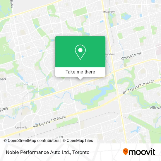 Noble Performance Auto Ltd. map