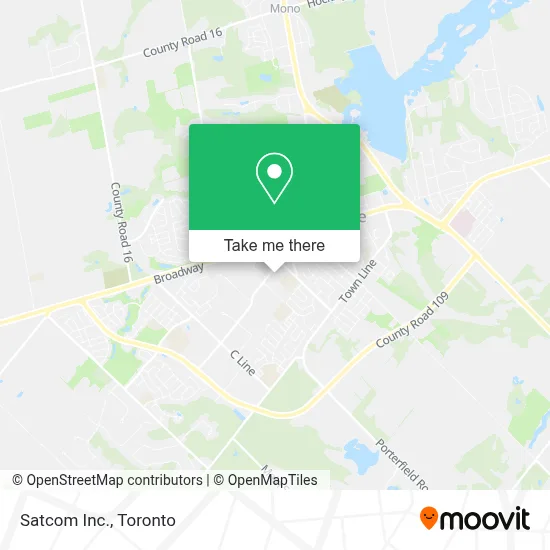 Satcom Inc. map