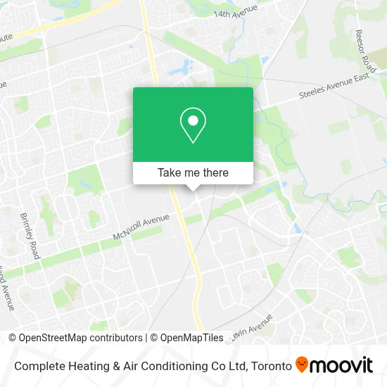 Complete Heating & Air Conditioning Co Ltd map