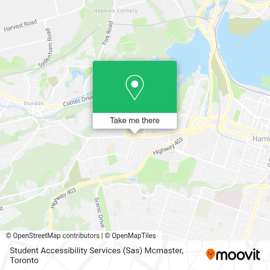 Student Accessibility Services (Sas) Mcmaster map