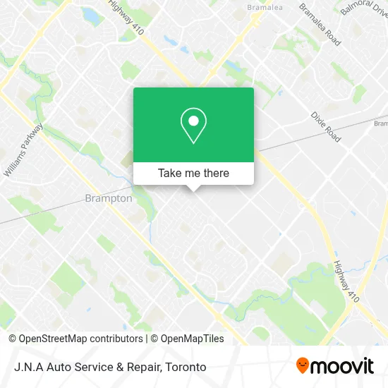 J.N.A Auto Service & Repair map