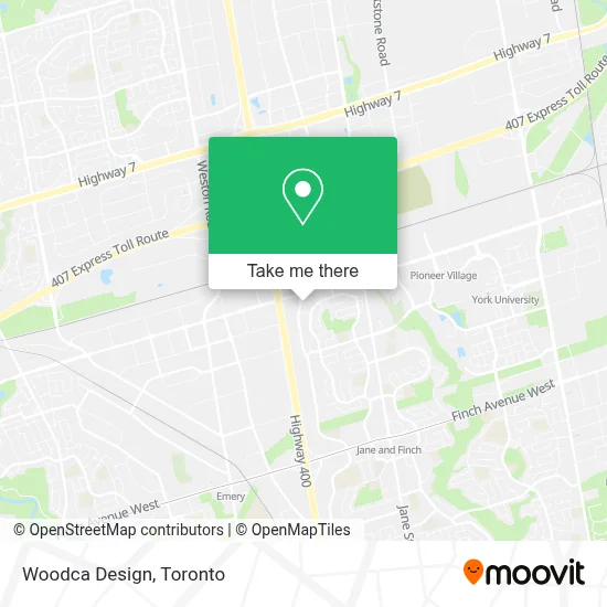 Woodca Design map