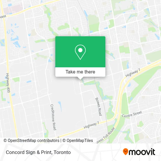 Concord Sign & Print map