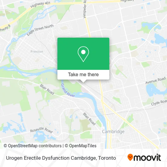 Urogen Erectile Dysfunction Cambridge map