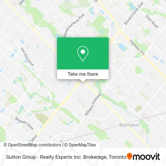 Sutton Group - Realty Experts Inc. Brokerage map