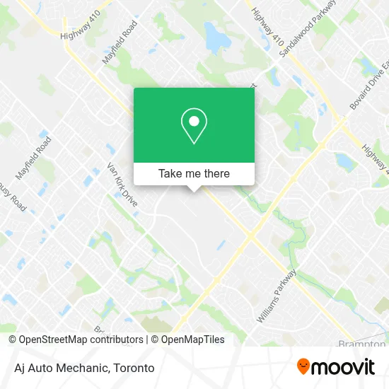 Aj Auto Mechanic map