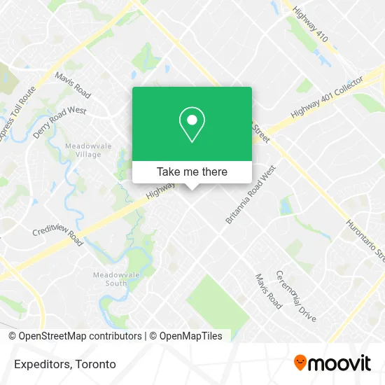 Expeditors map