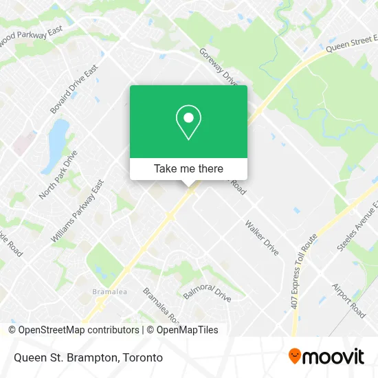 Queen St. Brampton map