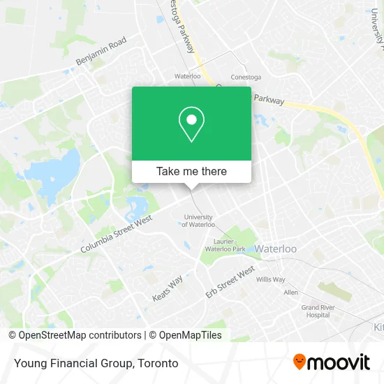 Young Financial Group map