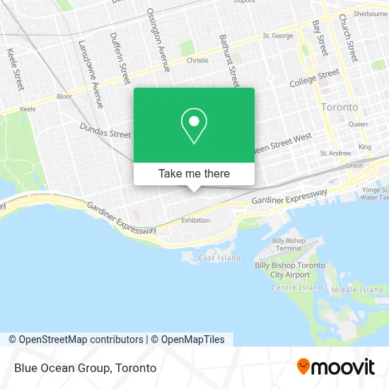 Blue Ocean Group map