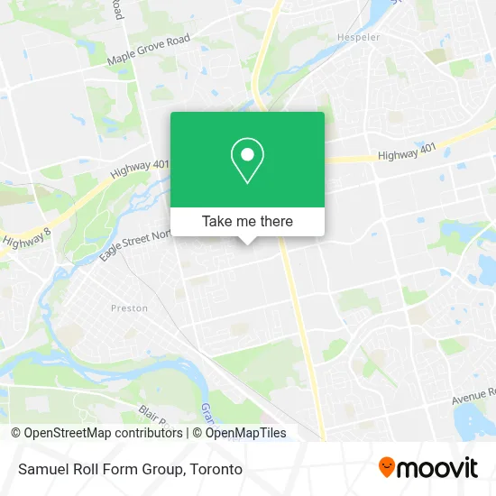 Samuel Roll Form Group map