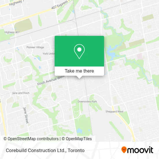Corebuild Construction Ltd. map