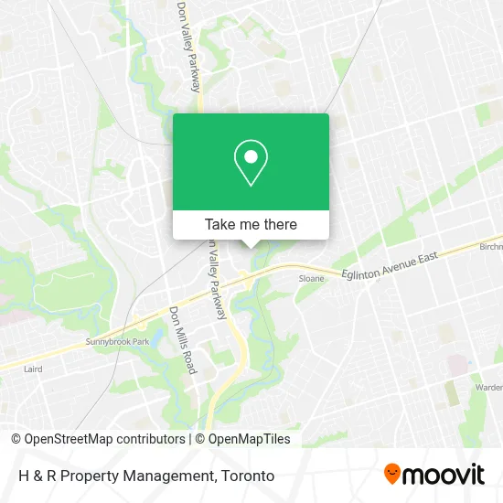 H & R Property Management map