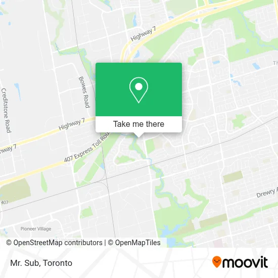 Mr. Sub map