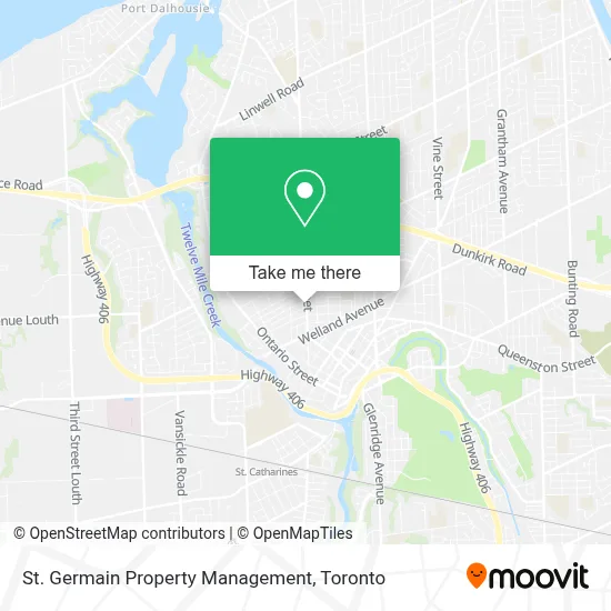 St. Germain Property Management map