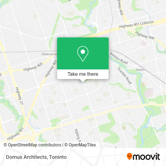 Domus Architects map