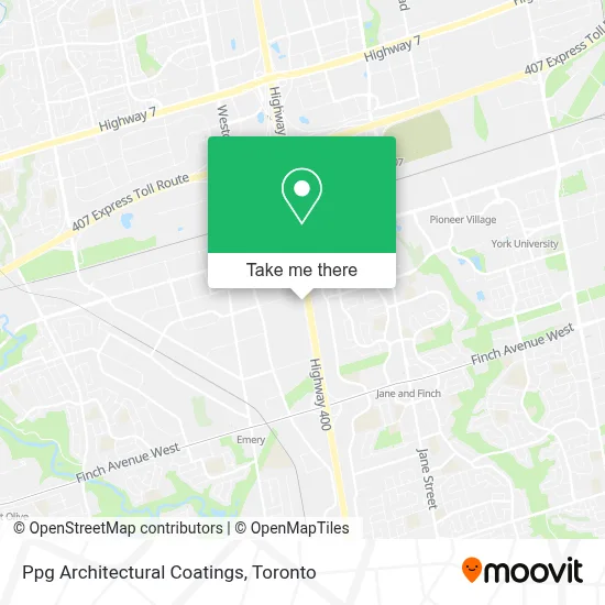 Ppg Architectural Coatings map