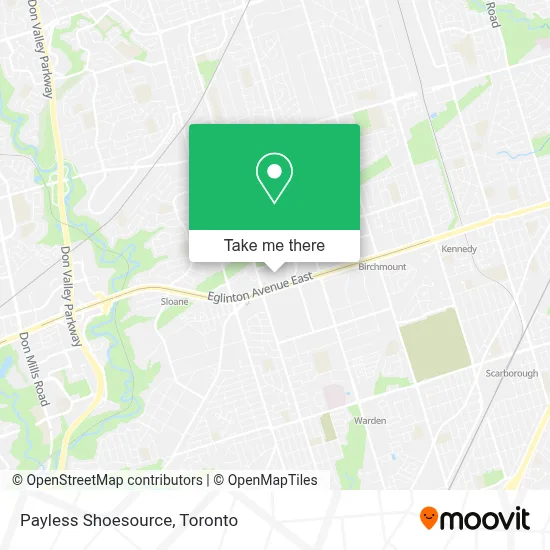 Payless Shoesource map