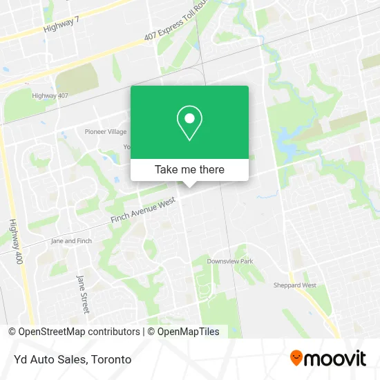 Yd Auto Sales map