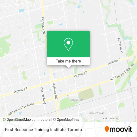 First Response Training Institute plan