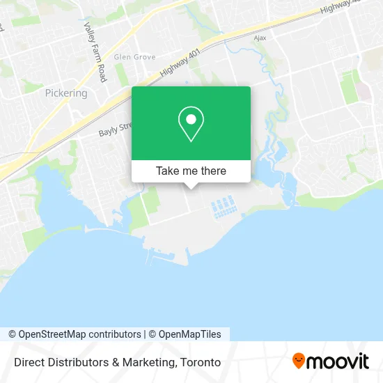 Direct Distributors & Marketing map