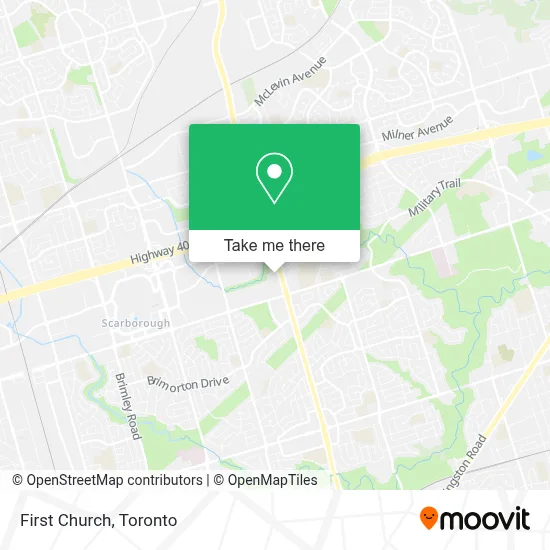 First Church map
