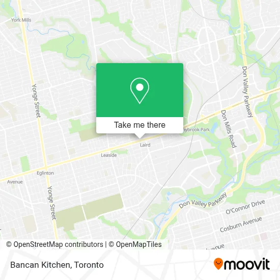 Bancan Kitchen map
