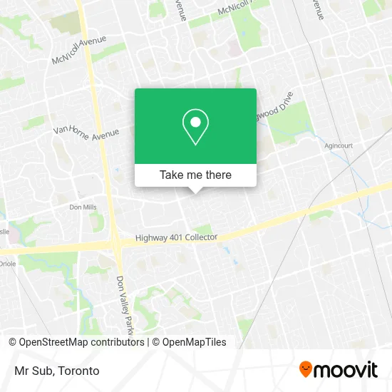 Mr Sub map
