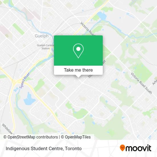 Indigenous Student Centre map