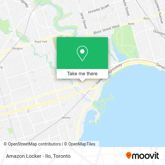 Amazon Locker - Ilo map
