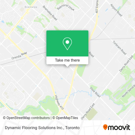 Dynamic Flooring Solutions Inc. map