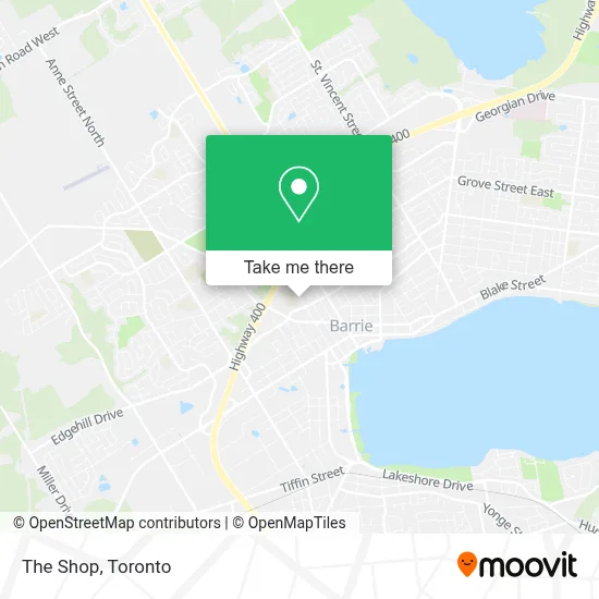 The Shop map