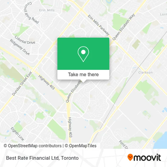 Best Rate Financial Ltd map