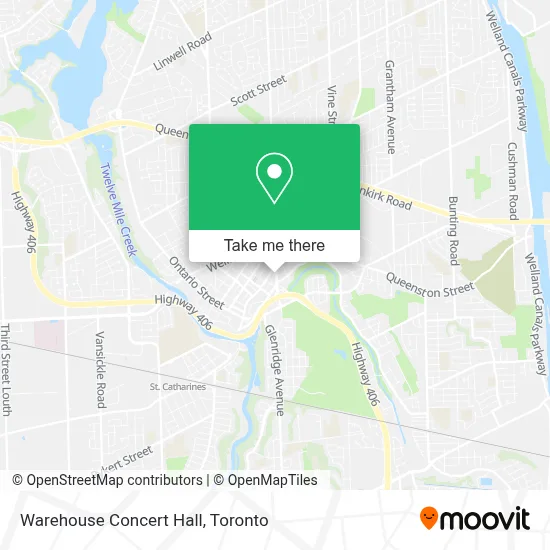 Warehouse Concert Hall map