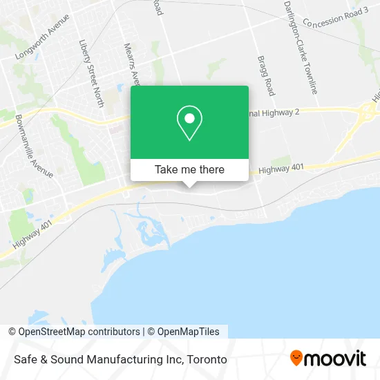 Safe & Sound Manufacturing Inc map