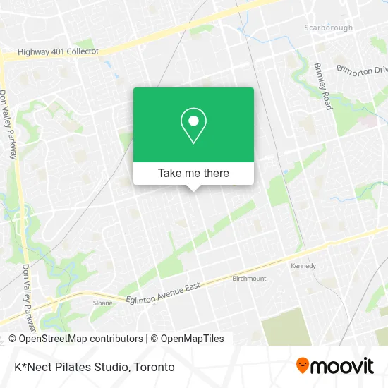 K*Nect Pilates Studio map