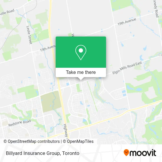 Billyard Insurance Group map
