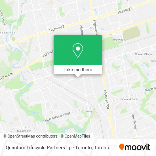 Quantum Lifecycle Partners Lp - Toronto map