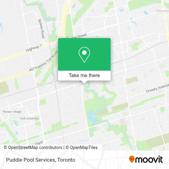 Puddle Pool Services map