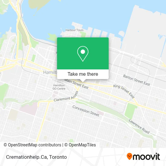 Cremationhelp.Ca map