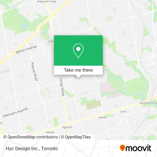 Hyc Design Inc. map
