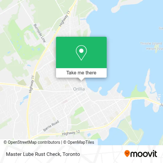 Master Lube Rust Check map