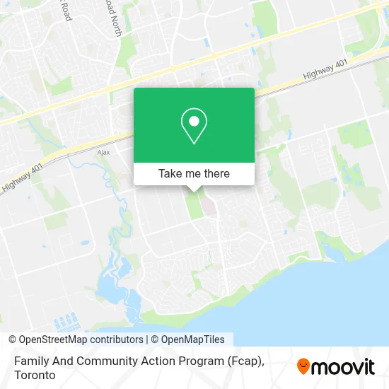 Family And Community Action Program (Fcap) map