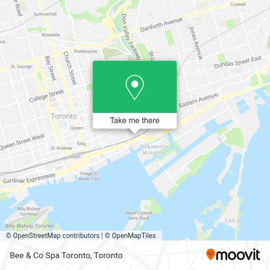 Bee & Co Spa Toronto map