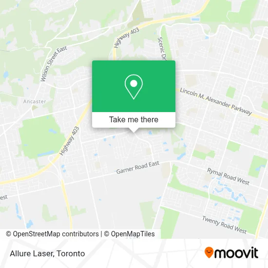 Allure Laser map