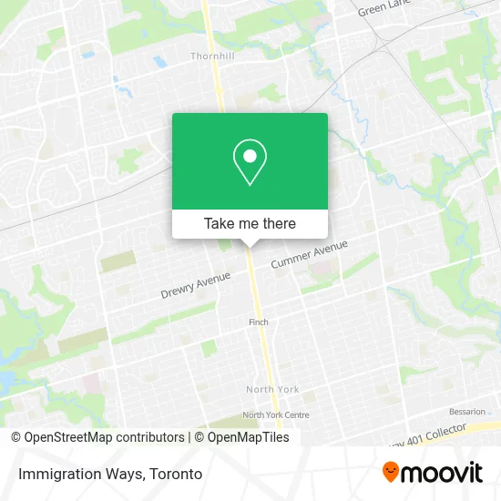 Immigration Ways map
