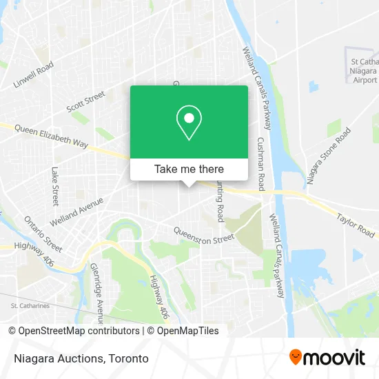 Niagara Auctions map