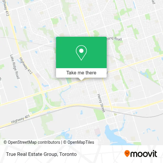 True Real Estate Group map