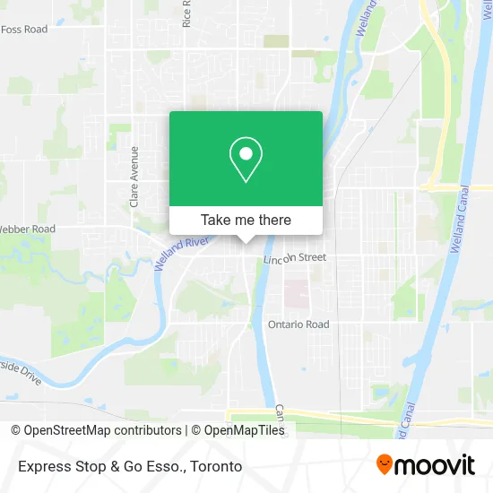 Express Stop & Go Esso. map